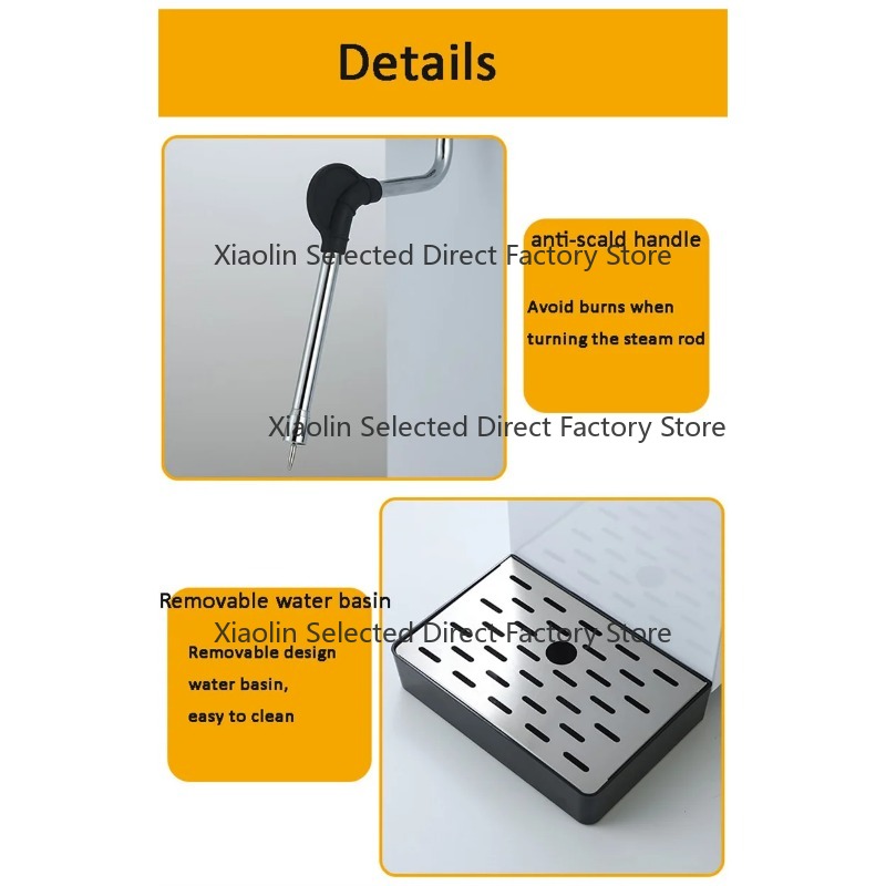 Coffee Shop Equipment - Commercial Steam Milk Frother And Water