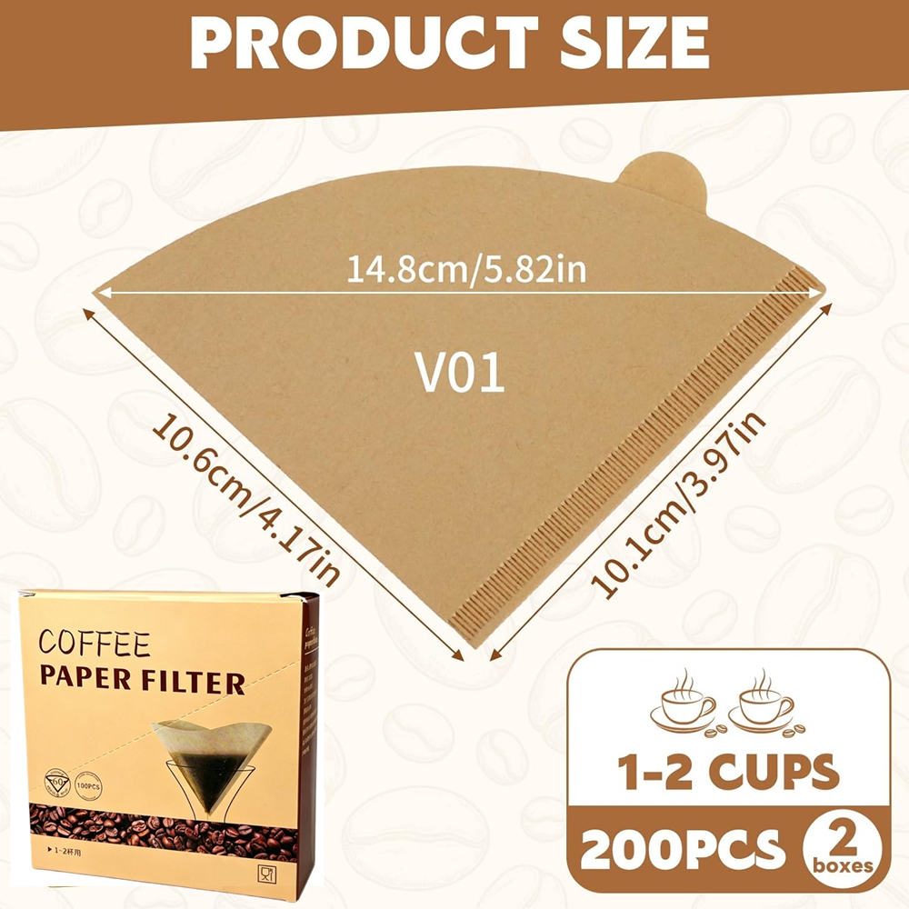Coffee Filters 200 Count Cone  - Coffee Vending Equipment 评论和价格