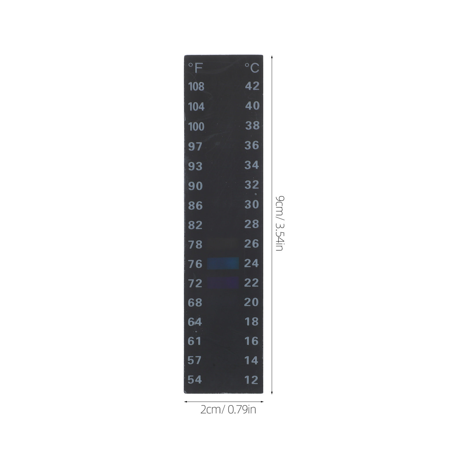 10Pcs Brewing Liquid Crystal T - Temperature Strip Thermometer 评论和价格