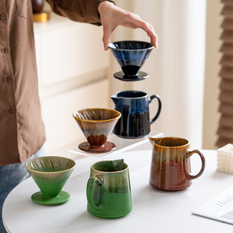 430ml Ceramic Pour Over Coffee - Dosing Funnel Ring 评论和价格