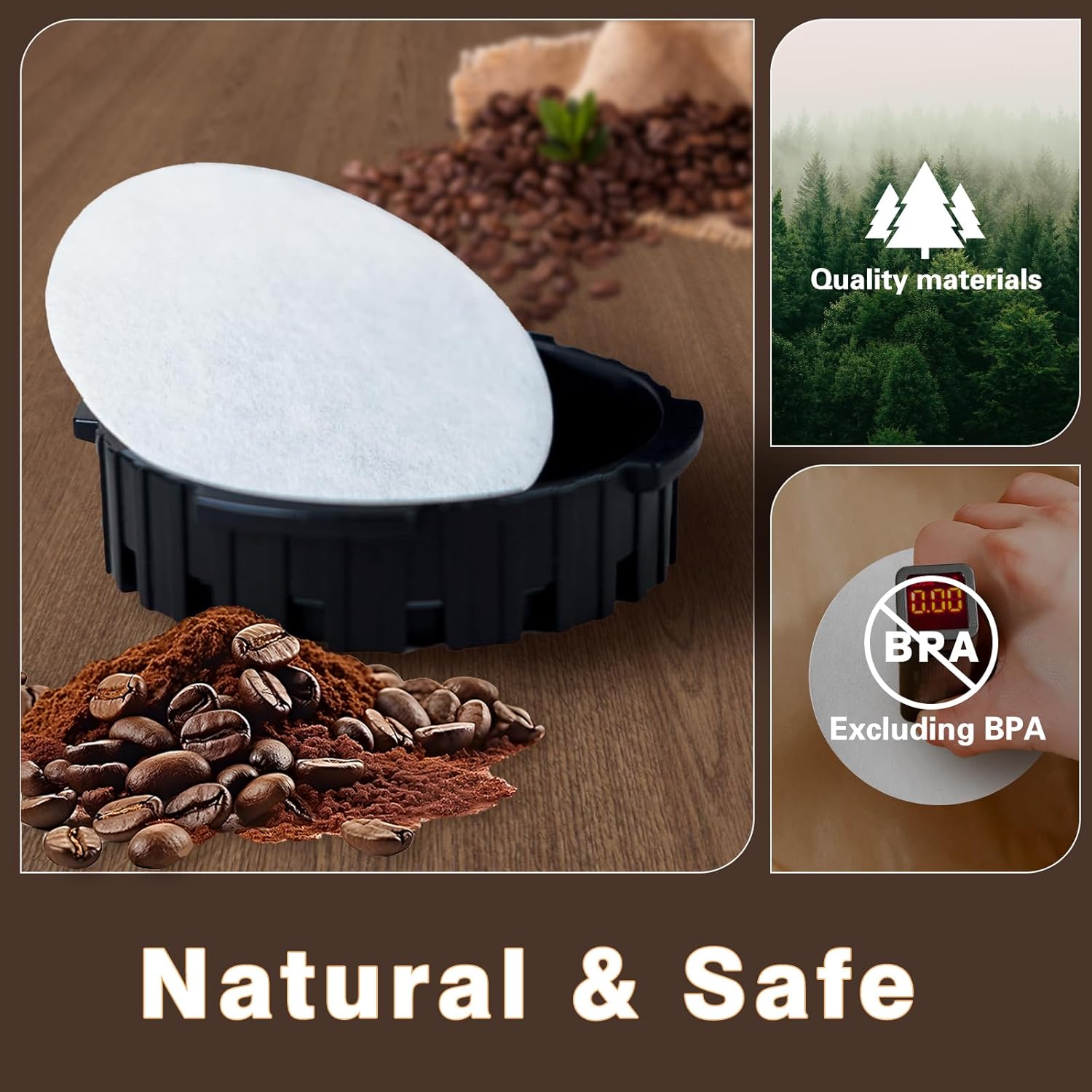 Round Coffee Filters, Compatib - Coffee Vending Equipment 评论和价格