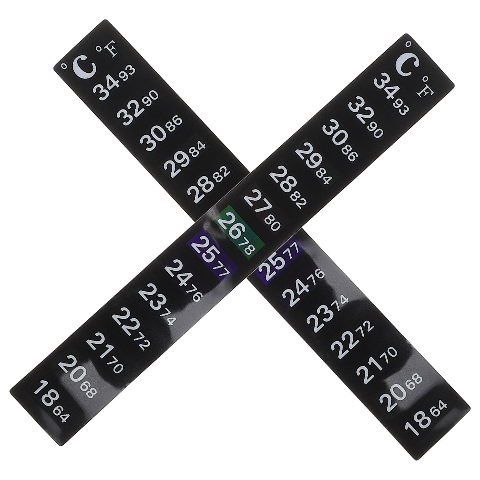 2Pcs Stick on Thermometer Stri - Temperature Strip Thermometer 评论和价格