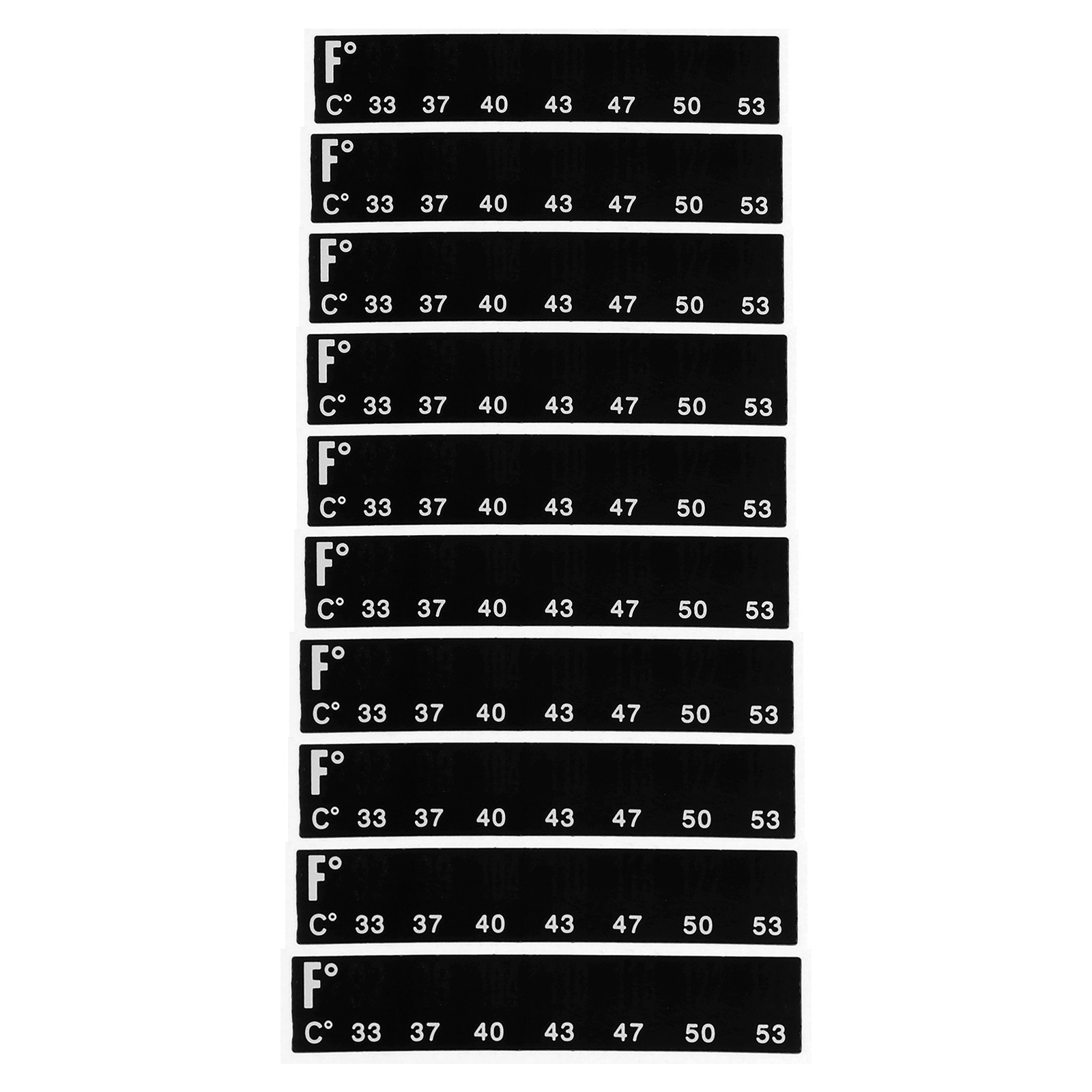10Pcs Adhesive Temperature Str - Temperature Strip Thermometer 评论和价格