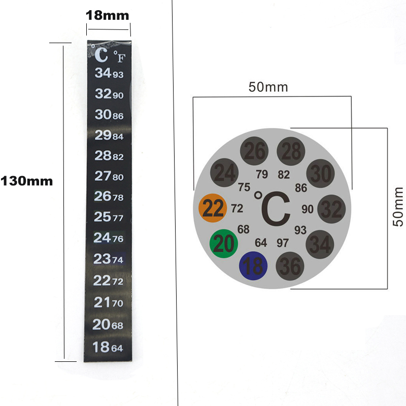 1pcs 2pcs Aquarium Fish Tank S - Temperature Strip Thermometer 评论和价格