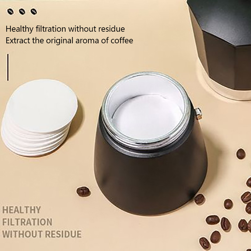 100Pcs Round Coffee Filter Pap - Coffee Vending Equipment 评论和价格