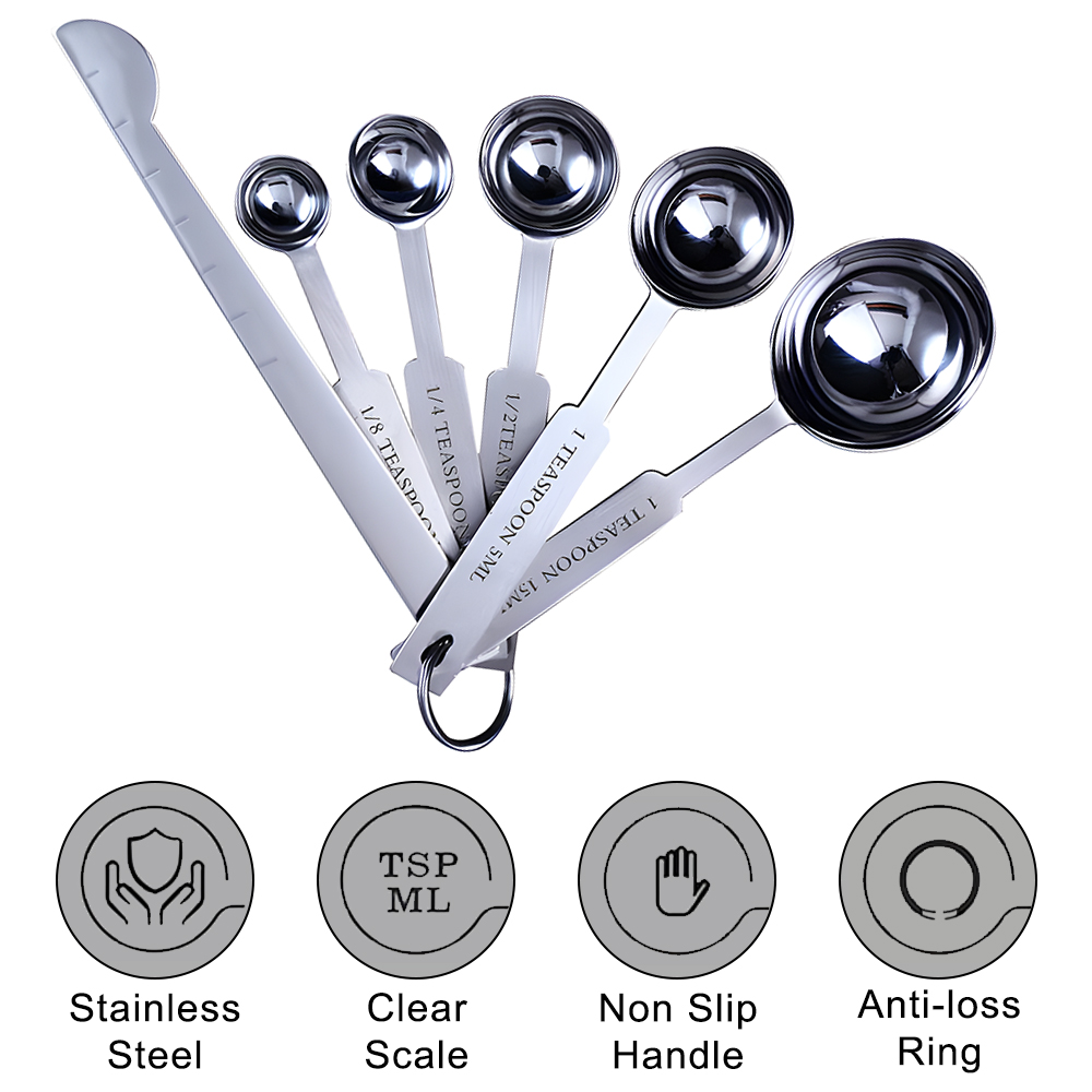 Stackable Measuring Cups and S - Coffee Shop Equipment 评论和价格
